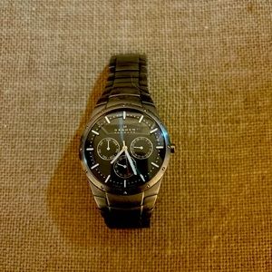 Skaagen stainless steel watch